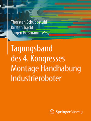 cover image of Tagungsband des 4. Kongresses Montage Handhabung Industrieroboter